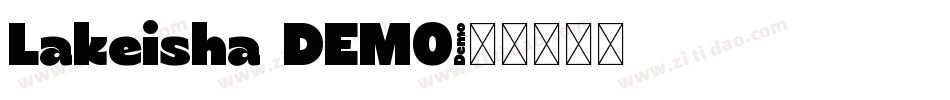 Lakeisha DEMO字体转换
